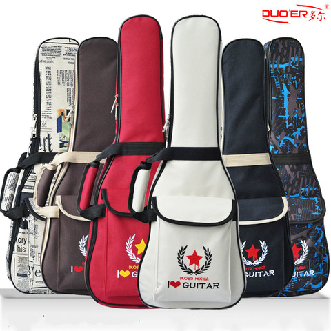 Ukulele Musical Bag 21 23 Inch 26 Inch Small Guitar Bag Waterproof Wholesale Factory Customize Musical Bags Guitar Case ► Photo 1/6