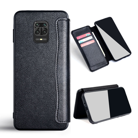 Case for Xiaomi Redmi note 9T 9s 9T 9A 9C pro Flip cover Leather no magnet for Xiaomi Redmi note 9 pro 9S 9T 9A 9C case fundas ► Photo 1/6