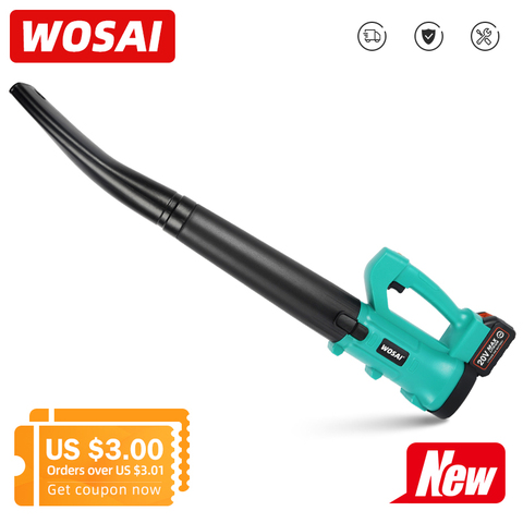 WOSAI 20V Cordless leaf Blower Cordless String Blower Wind Pressure5.4kpa 4.0Ah Electric Air Blower  Sweeper Garden Tools ► Photo 1/6