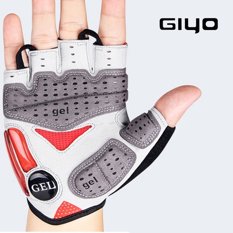 GIYO S-10 Summer Bicycle Breathable Shock Absorbing Half Finger Glove Mountain Bike Antiskid Wear Resistant Cycling Gloves ► Photo 1/6