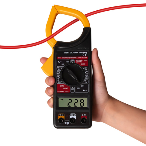 266X Digital Clamp Meter DC AC Current Voltage Ampere Tester Ammeter Multimeter Electrician Tool Voltmeter Voltage Tester ► Photo 1/6