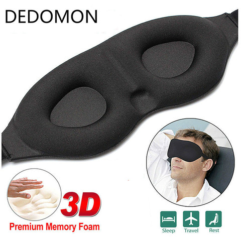 3D Sleeping Eye Mask Blindfold Sleep Aid Travel Relax Eye Cover Beauty Tool