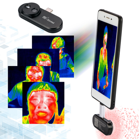 Mobile Phone Thermal Imager External Image Camera Video Digital Thermometer Thermal Imager Night Vision OTG Android Phone 8-14μm ► Photo 1/6