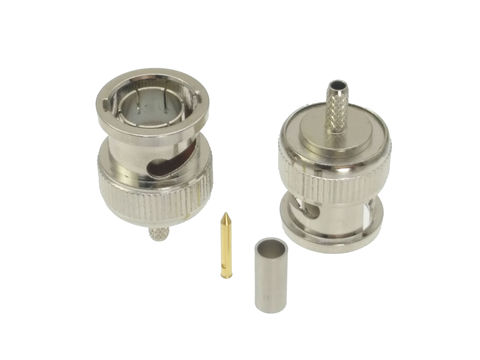 1Pcs Connector BNC male plug crimp RG174 RG316 LMR100 RG179 cable 75ohm RF Coaxial adapter ► Photo 1/5