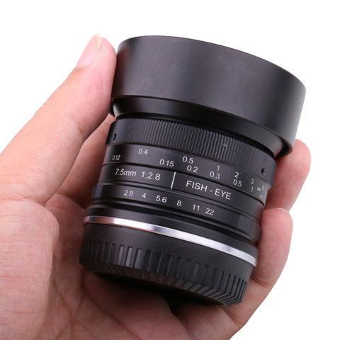 RISESPRAY 7.5mm f2.8 fisheye lens 180 APS-C Manual Fixed Lens for Olympus Panasonic Micro 4/3 M4/3 Mount  ► Photo 1/6