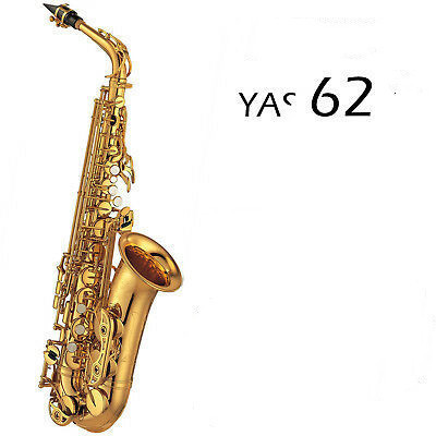 Brand New yas-62 Alto Saxophone E flat Electrophoresis Gold Plated Professional Musical Instrument With Case Free Shipping ► Photo 1/6