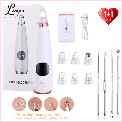 Remove Blackheads Acne Facial Nose Electric Nasal Inhaler Remove Blackheads Acne Acne Clean Needle Skin Beauty Care Tool Set ► Photo 1/6