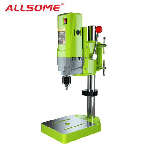 ALLSOME MINIQ Mini Drilling Machine Drill Press Bench Small electric Drill Machine Work Bench gear drive 220V 710W HT2600 ► Photo 1/5