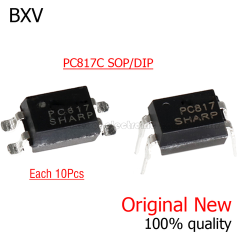 20PCS PC817C PC817 Each 10Pcs SOP DIP new and original ► Photo 1/3