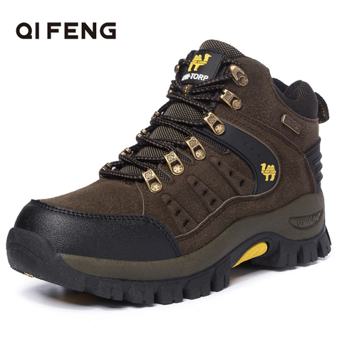 2022 Couples Outdoor Mountain Desert Climbing shoes. Men Women Ankle Hiking Boots, Plus Size Fashion Classic Trekking Footwear ► Photo 1/6