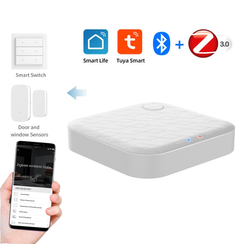 Tuya ZigBee Hub Smart Gateway Hub Smart Home Bridge Smart Life APP Wireless Remote Controller Via Alexa Google Home App Control ► Photo 1/6