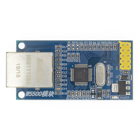 W5500 Ethernet network module hardware TCP / IP 51 / STM32 microcontroller program over W5100 ► Photo 1/6