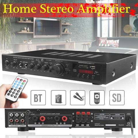 720W 5 Channel bluetooth HiFi Stereo surround Sound Amplifier LED Digital Karaoke Home Cinema Theater Amplifiers Home Amplifiers ► Photo 1/6