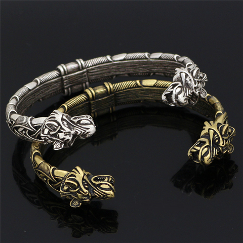 Stainless Steel Dragon Bracelet Vintage Viking Cuff Bangle Opening Size Adjustable Animal Men's Charm Jewelry Wristband Gift New ► Photo 1/6