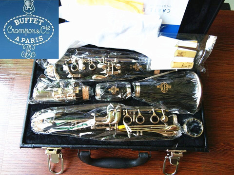 New Buffet Crampon&Cie A PARIS B12 17 Key Bb Tune Bakelite Clarinet Playing Musical Instruments Clarinet with Accessories ► Photo 1/6