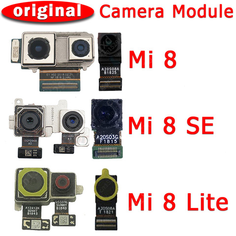 Original Front and Rear Back Camera For Xiaomi Mi 8 Mi8 SE Lite 8SE Main Facing Camera Module Flex Cable Replacement Spare Parts ► Photo 1/6