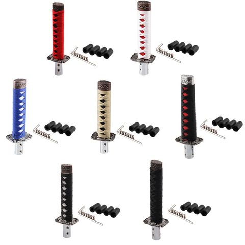 Fashion 1 Set Universal Samurai Sword Vehicle Car Shift Knob Katana Metal ► Photo 1/6