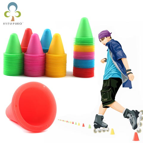 10 Pieces Agility Maker Cones for Slalom Roller Skating Training Traffic Cone Sports 7.8*8cm GYH ► Photo 1/6