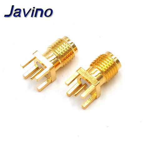 SMA Female Jack Solder Nut Edge PCB Clip Straight Mount Gold Plated RF Connector Receptacle Solder ► Photo 1/6
