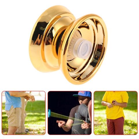 1Pc Aluminum Alloy YoYo Ball Bearing String Kids Children Professional Playing Yoyo Toy ► Photo 1/6