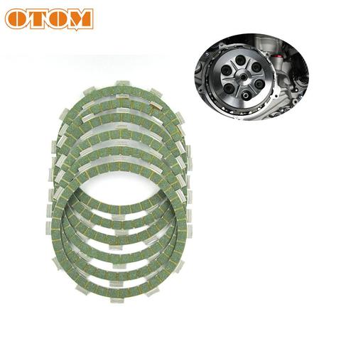 OTOM NC250 Parts Clutch Friction Plates Motocycle Clutch Steel Disc Set For ZONGSHEN 250CC Engine Accessories Dirt Bike Enduro ► Photo 1/6