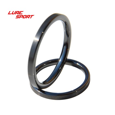 LureSport 2-15pcs/lot size2.5-50 SIC Ring Black ring rod Guide Ring Rod Building component Repair DIY Accessory ► Photo 1/6
