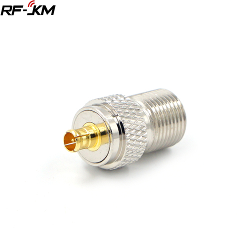 1pcs RF Connector MCX Male to F Female RF Coaxial Adapter Connector 75ohm for TV ► Photo 1/4