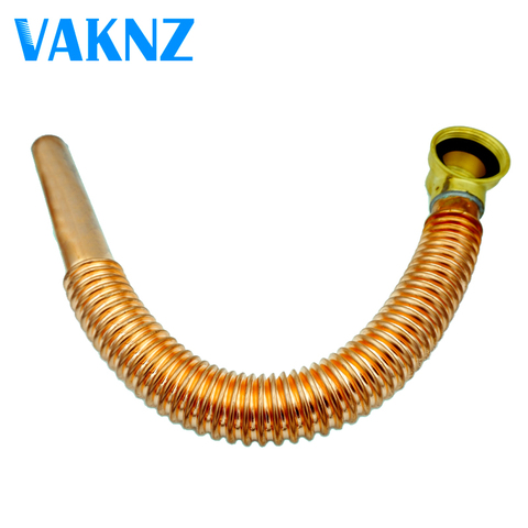 VAKNZ Bathtub Copper Drain pipe flexible drain pipe  waste drain pipe for bathtub drain pipes ► Photo 1/6