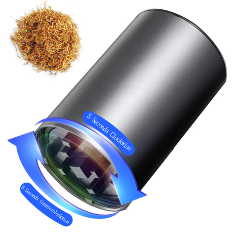 1Pcs Electric Tobacco Grinder 52mm Smoking Herb Crusher Cigarette Smoke Accessories Cigar Pipe Tool Amoladora Spice Crusher ► Photo 1/6