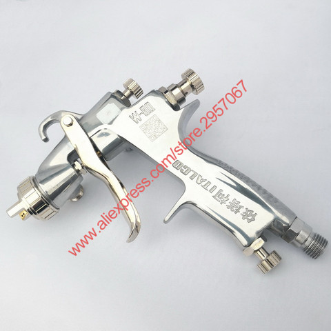 Mini Repair Spray Gun W-80 HVLP Stainless steel 1.0mm nozzle Gravity 300ml for car repair painting ► Photo 1/6