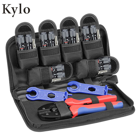 LY-2546B mc4 crimping plier set terminal eletrico wire clip connector electric wiring tools crimper tool plier for solar energy ► Photo 1/1