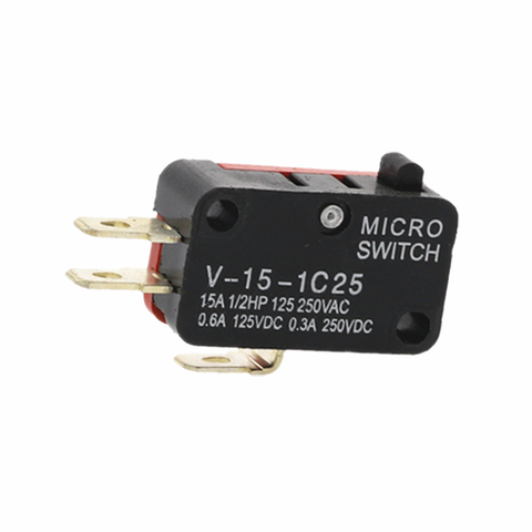 1Pcs Safety Automation Micro Limit Switch V-15-1C25 Roller Lever Snap Action 250V 16A 1NO 1NC ► Photo 1/6