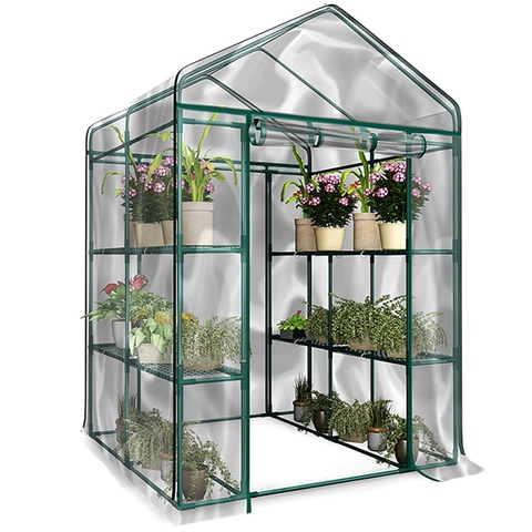 PVC Warm Garden Tier Mini Household Plant Greenhouse Cover Waterproof Anti-UV Protect Garden Plants Flowers (Without Iron Stand) ► Photo 1/6