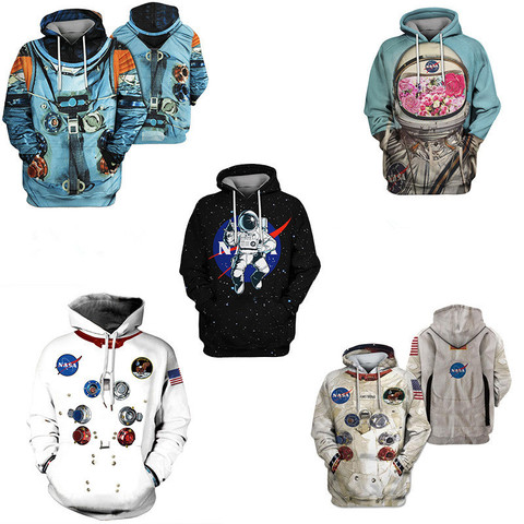 Cosplay The astronauts spacesuit Hoodie Casual sportswear for men and women 3D printing Brand new ► Photo 1/6