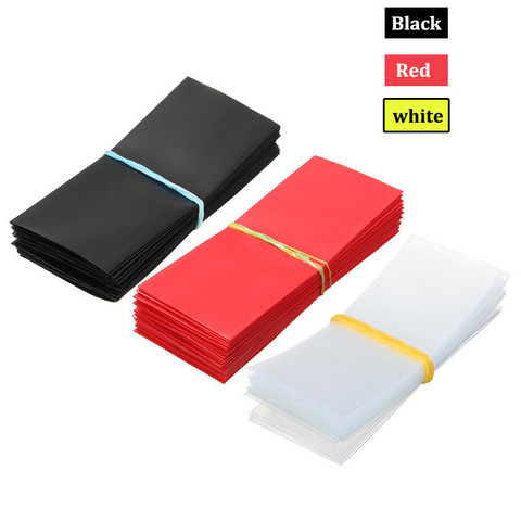 20PCS Li-ion 18650 Battery Wrap PVC Heat Shrink Tubing Precut 7 Color Choice Size 30*76mm Battery Film Tape Battery Cover ► Photo 1/6