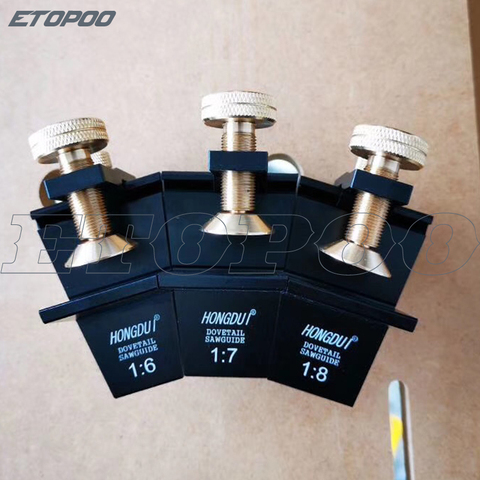 4Pcs/Set Adjustable Fixed Dovetail Scribing Gauge 1:4 1:6 1:7 1:8 90degree Magnet Marker Woodworking Carpenter Measuring Tools ► Photo 1/6