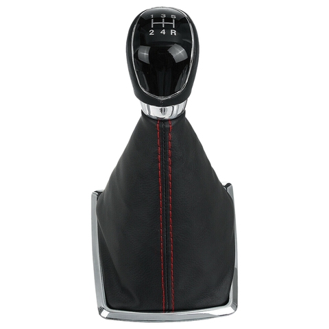 5 Speed Gear Stick Shift Knob&Dust Boot Cover for Ford Focus MK2 2005-2012 ► Photo 1/6