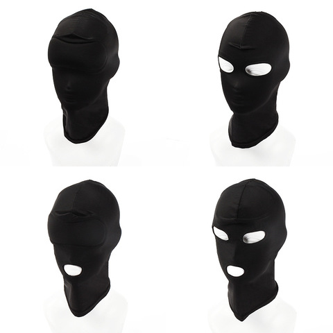 Adult Sex toys Soft Head Mask BDSM for Couples SM Bondage Sexy Headgear Erotic Toys Black Slave Restraint Hood ► Photo 1/6