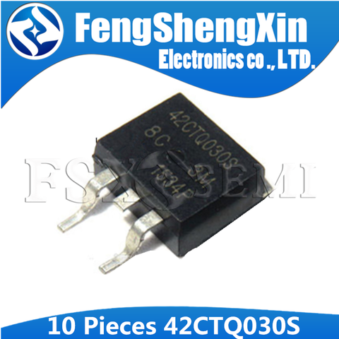 10pcs 42CTQ030 TO-263 42CTQ030S 42CTQ030STRLPBF 42CTQ030 TO263    SCHOTTKY RECTIFIER ► Photo 1/1