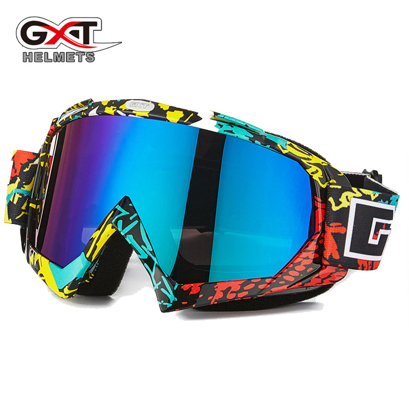 Motorcycle Motocross Racing Googles ATV Dirt Bike Ski Goggle Helmet Glass New 