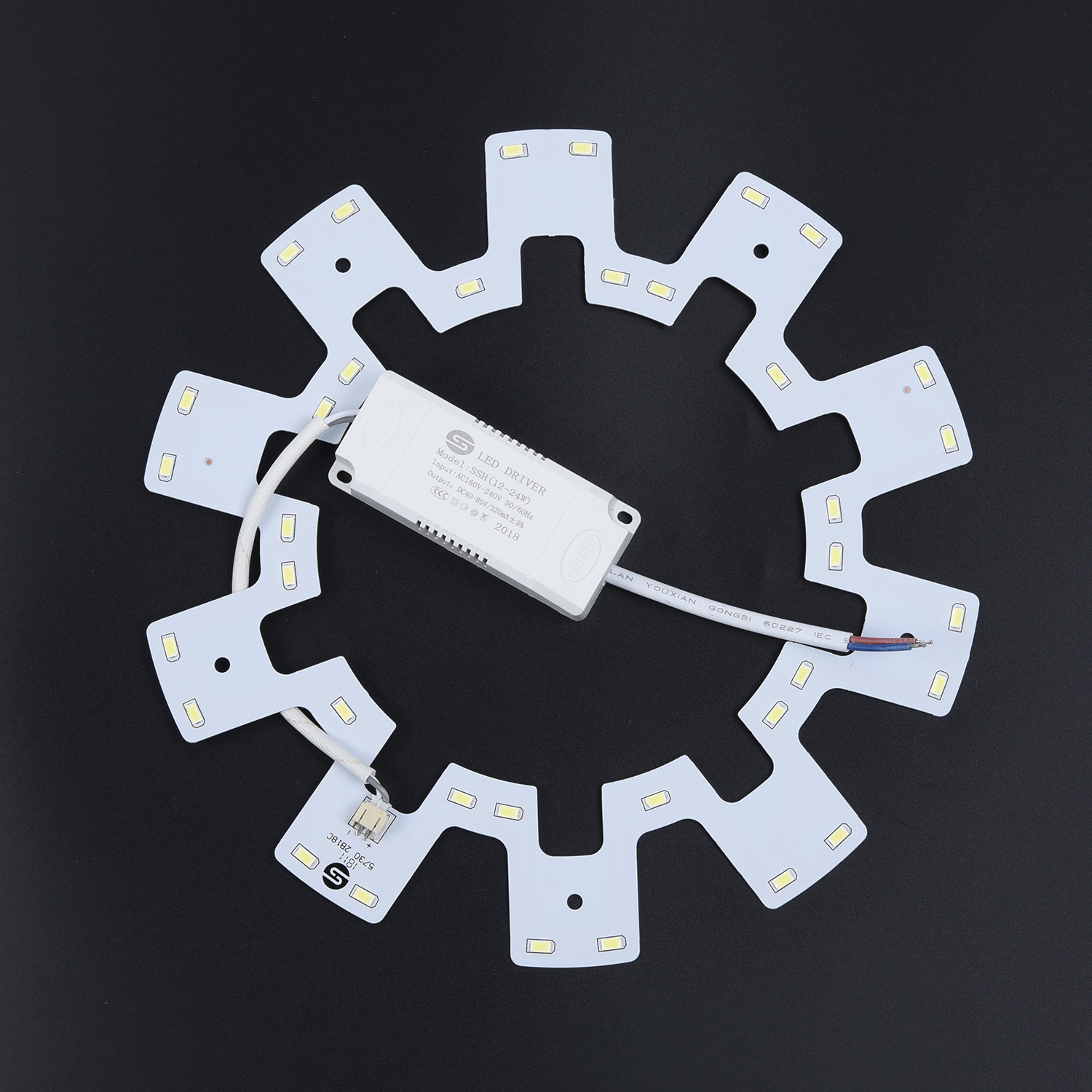 12/18/24W Round Light Panel 5730 LED Module Ceiling Lamp Source Downlight Plate ► Photo 1/5