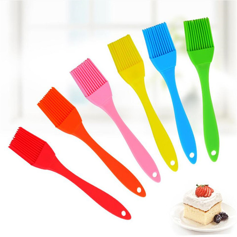 1Pc Silicone Baking Barbecue Brush High Temperature Oil Brush Food Grade Silicone Baking Tools Barbecue Oil Bottle Brush Kitchen ► Photo 1/6