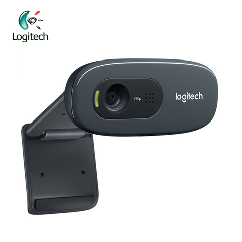 Logitech C270 HD Vid 720P Webcam with Micphone USB 2.0 3 Mega HD Video Web camera Smart ► Photo 1/6