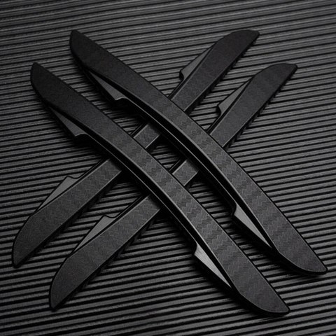 4Pcs/Set Car Side Door Edge Rear View Mirror Cover Protection Strip Anti Scratch Collision Sticker  Auto Exterior Accessories ► Photo 1/6