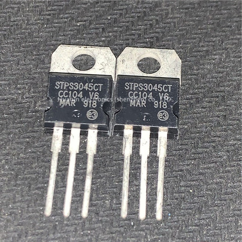 10pcs/lot   STPS3045CT  30A 45V TO220 new Schottky diode ► Photo 1/1