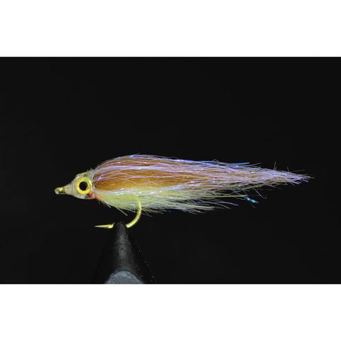 Tigofly 12 pcs Brown Olive UV Polar Fry Slowly Sinking Salmon Trout Steelhead Minnow Fly Fishing Flies Lures Fly Set-Size #8 ► Photo 1/6