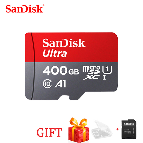 100%SanDisk A1 Memory Cards camera tf 200GB 256GB 400GB 100M/S Micro sd card Class10 UHS-1 flash card Memory Microsd TF/SD Card ► Photo 1/6