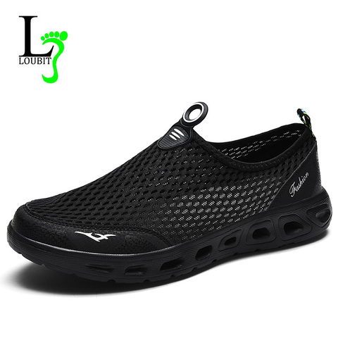 Men's Sneakers Mesh Summer Casual Shoes Slip On Breathable Tenis Men Walking Sneakers Comfortable Masculino Zapatillas Hombre ► Photo 1/6