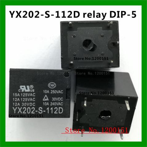 YX202-S-112D YX202-S 12V 10A relay DIP-5 ► Photo 1/1