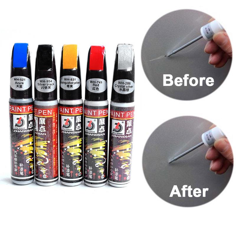 8 Colors DIY Car Clear Fix Scratch Remover Touch Up Pen Auto Paint